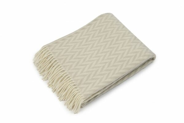 Aks natural - scandinavian-norwegian wool blanket
