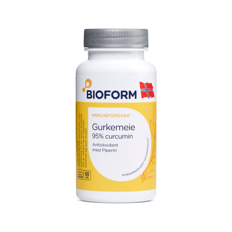 Gurkemeie med piperin for immunforsvar