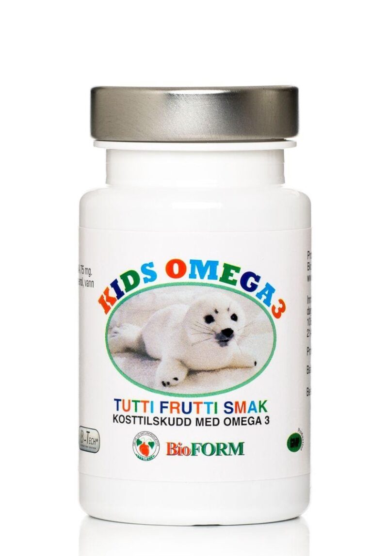 Kids Omega-3 med tutti-frutti smak