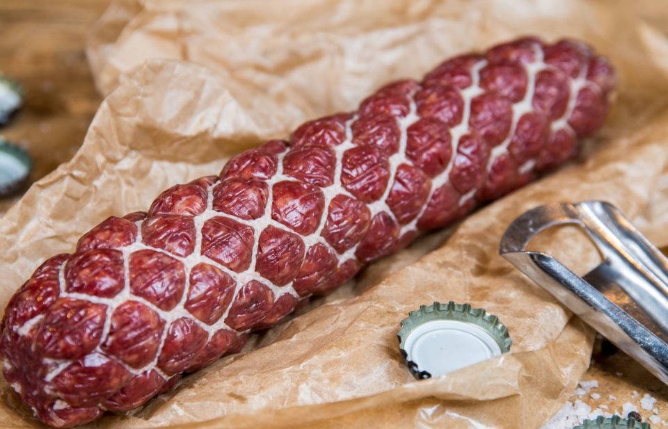 Norwegiangourmetsausagesvindlandølpølse_5199 Bare grønn