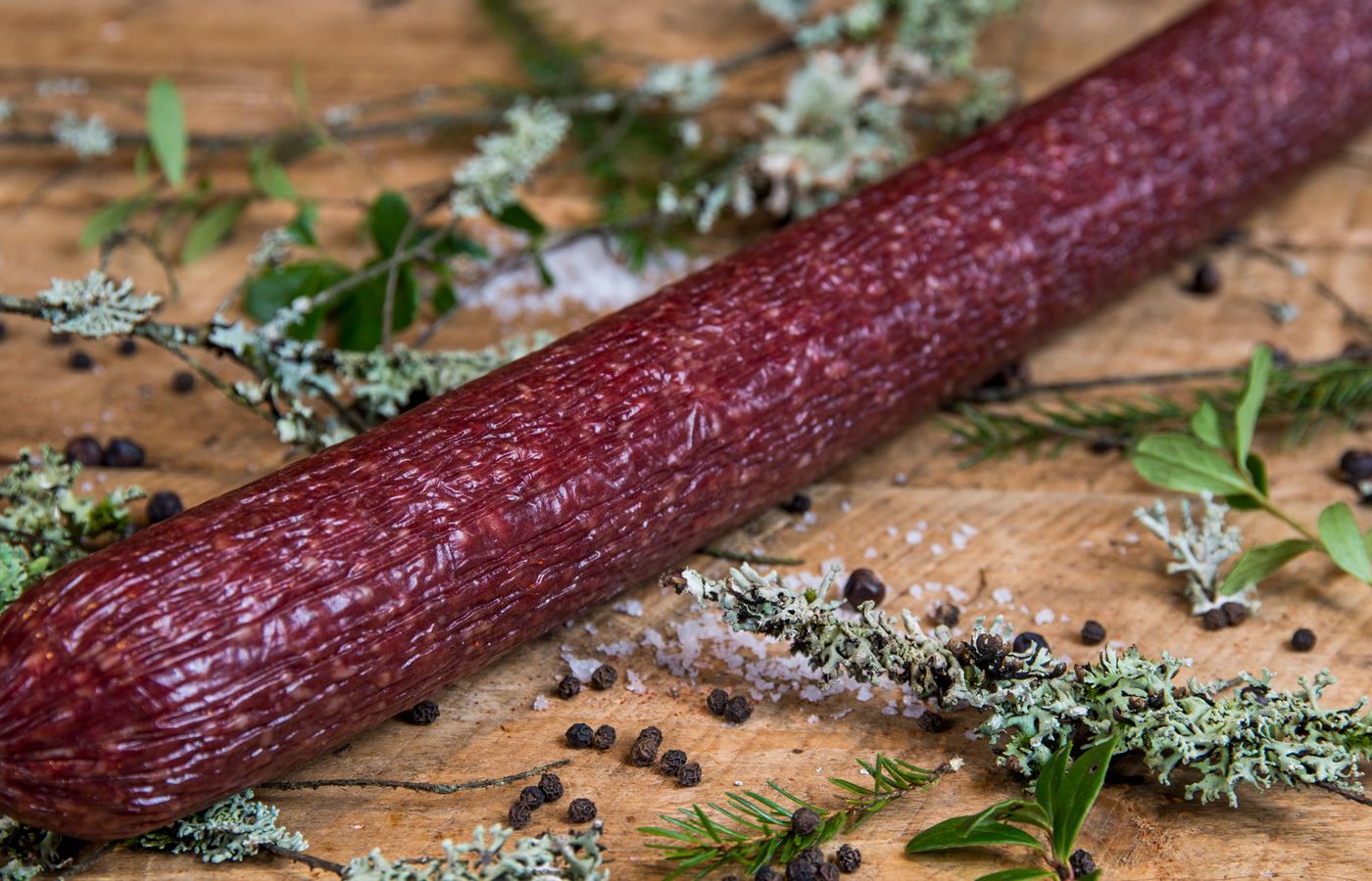 Norwegiangourmetsausagesvindlandreinsdyr_5140 Bare grønn