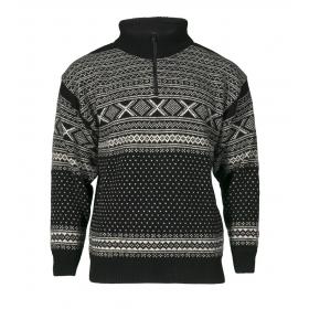Norwegian wool sweater traditional design
