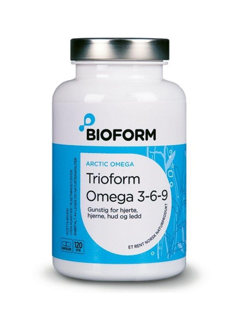 Trioform Omega-3-6-9 fra fiskeolje, selolje og planteolje