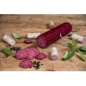 Redwine sausage from Svindland