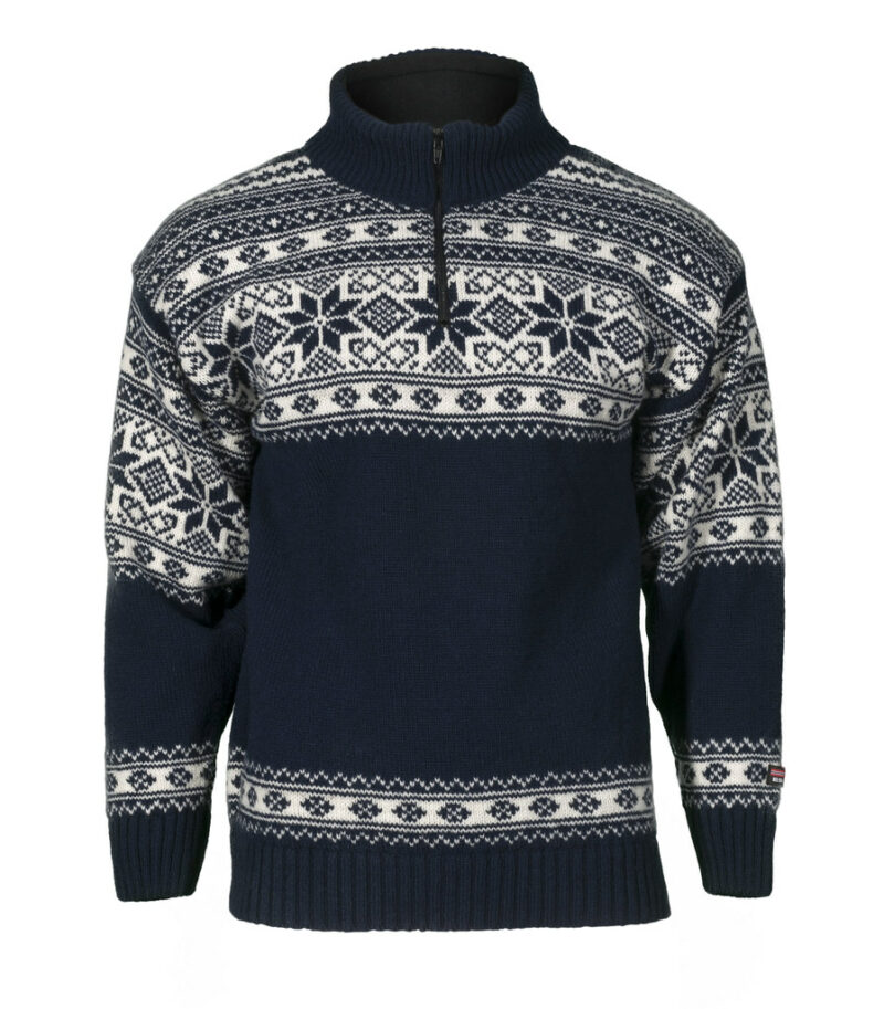 Norwegian wool sweater for women and men